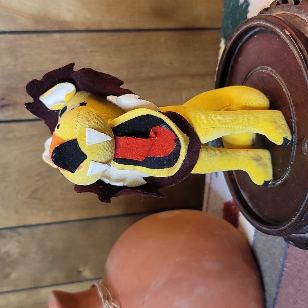 1950s felt yawning lion toy Dream Pets R.Dakin and Co.